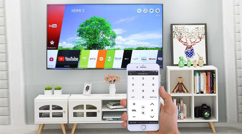 Smart Tivi 4K LG 75 inch 75QNED91PTA Nanocell Mini LED HDR ThinQ AI Mới 2021