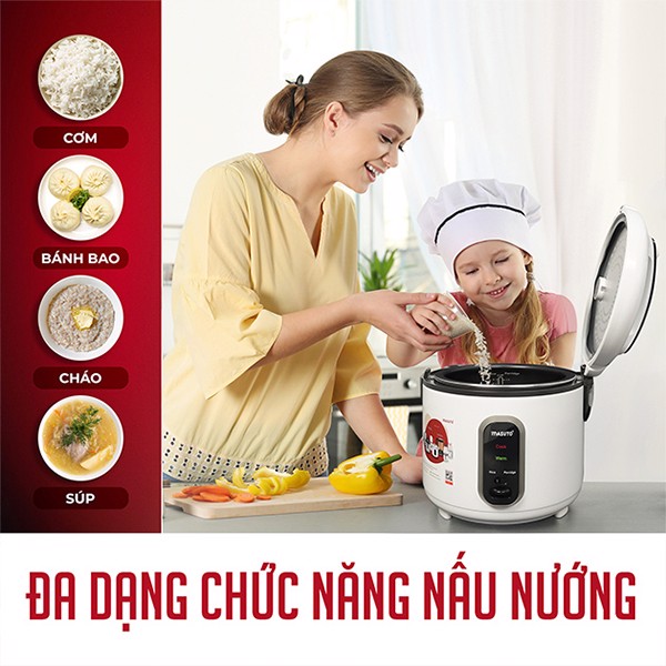 Nồi cơm điện lòng niêu Masuto 1,8l MC-RC1800