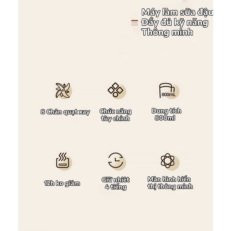Máy làm sữa hạt mini Ostmars