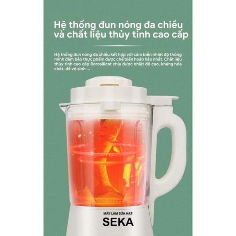 Máy Làm Sữa Hạt SEKA E300 Đa Năng 12 Chức Năng Cao Cấp Chính Hãng - Bảo Hành 12 Tháng