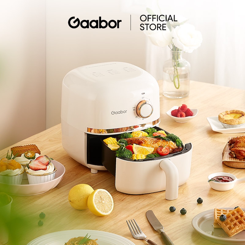 Nồi chiên không dầu GAABOR AF20M-YE01A dung tích 2L công suất 900W