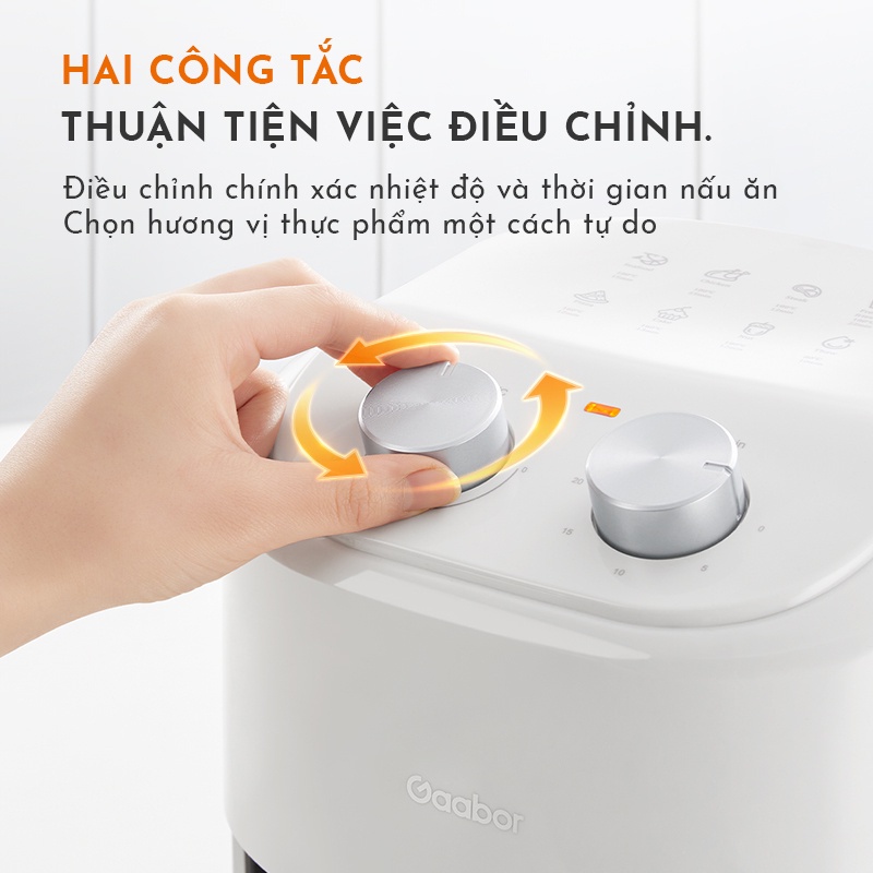 Nồi chiên không dầu GAABOR GA-M4A01 dung tích 4L