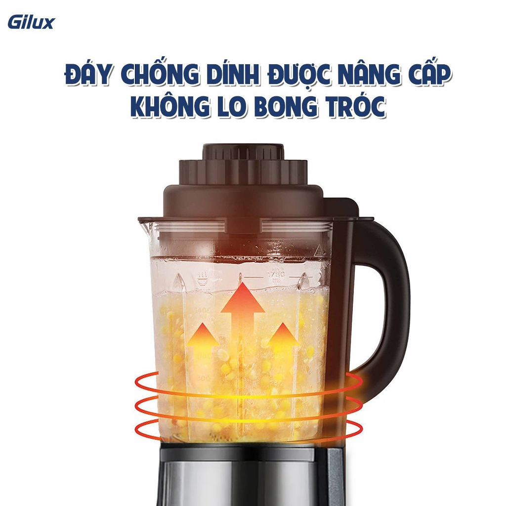 Máy làm sữa hạt đa năng Gilux GLX99 – 15in1 Nấu sữa hạt, Nấu cháo – soup, Xay sinh tố