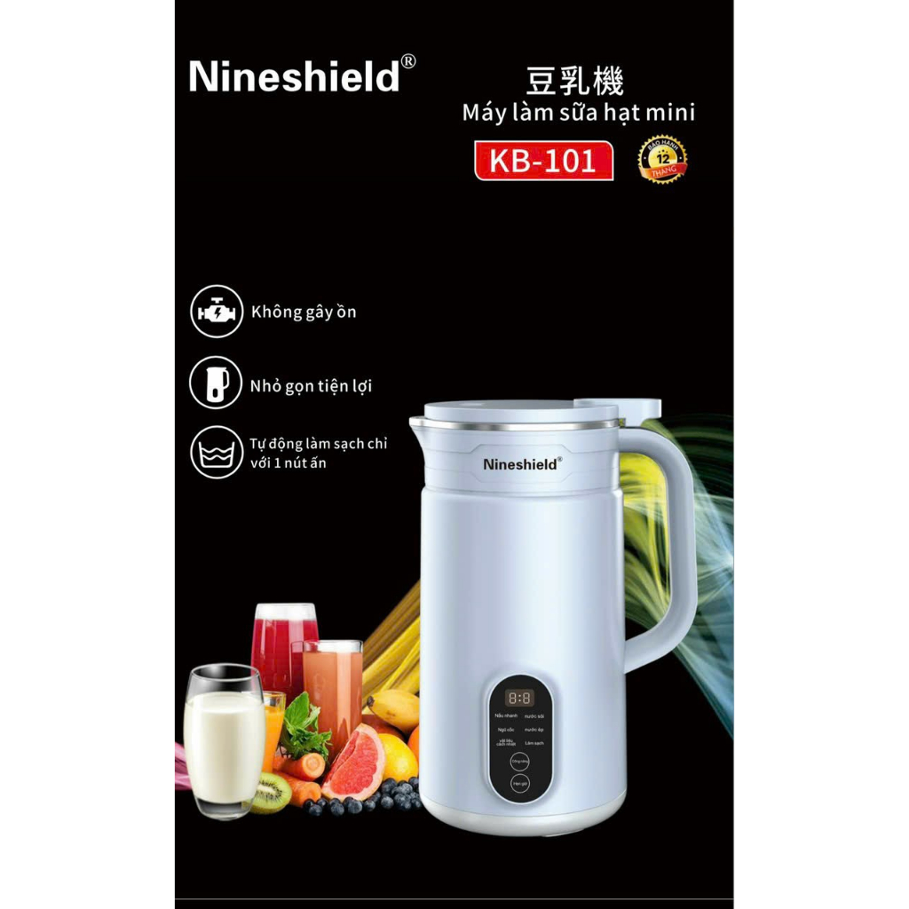 Máy xay nấu đa năng Ninesield KB-101 dung tích 800ml