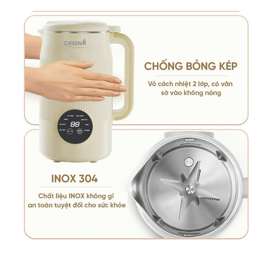 Máy làm sữa hạt CREEN CR-1000