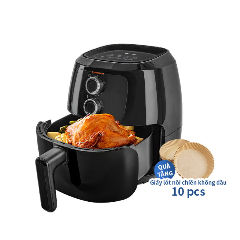 Nồi chiên không dầu Simplus dung tích lớn 5L KQZG008 - Bảo Hành 1 Năm 1 Đổi 1