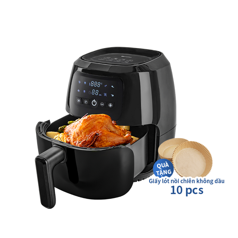Nồi chiên không dầu Simplus dung tích lớn 5L KQZG008 - Bảo Hành 1 Năm 1 Đổi 1