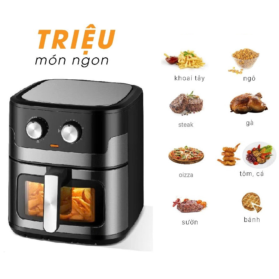 Nồi Chiên Không Dầu 15L NINESHIELD KB-9001M