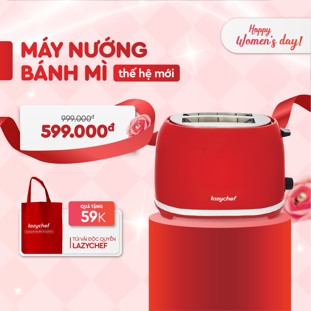 Máy nướng bánh mì LAZYCHEF LC-01LN