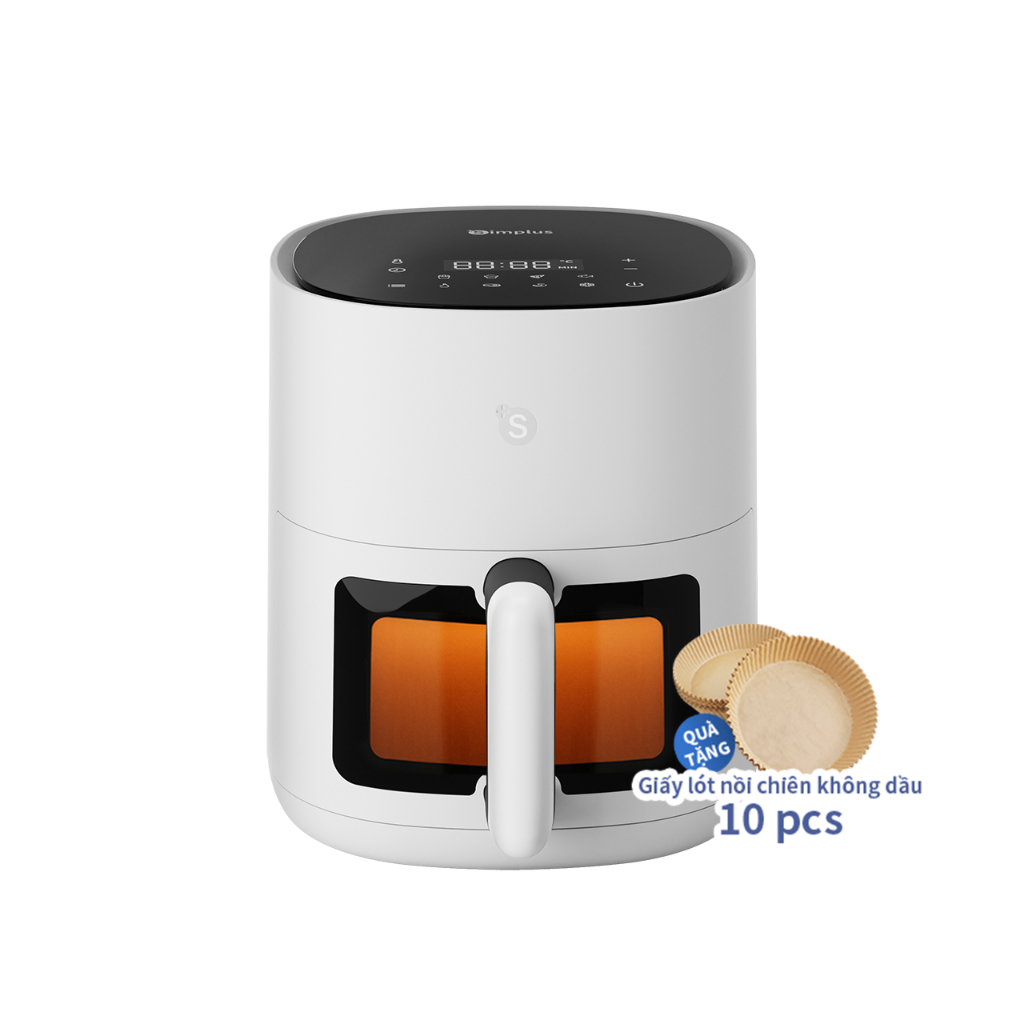 Nồi chiên không dầu Simplus Dung tích lớn 5.5L KQZG012 - Bảo Hành 1 Năm 1 Đổi 1