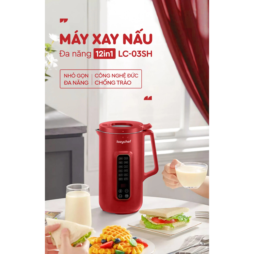 Máy xay nấu đa năng 5in1 Lazychef (SH800)