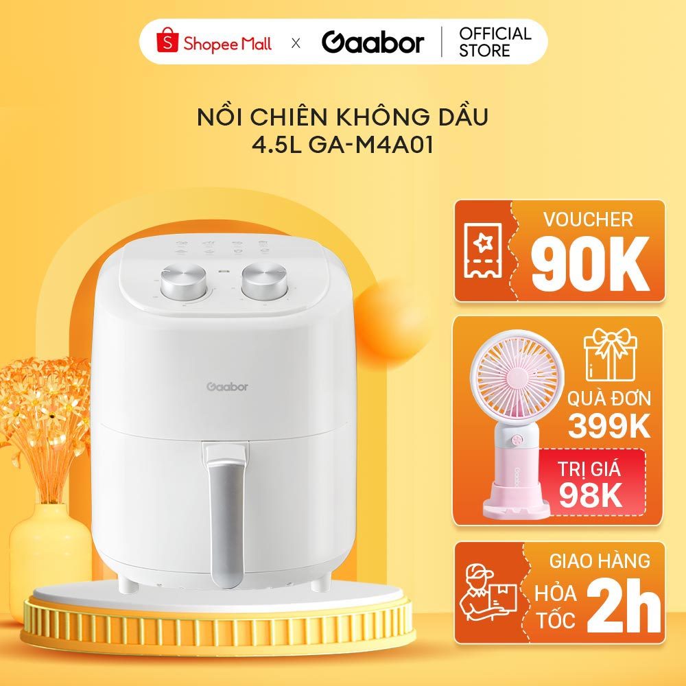Nồi chiên không dầu GAABOR GA-M4A01 dung tích 4L