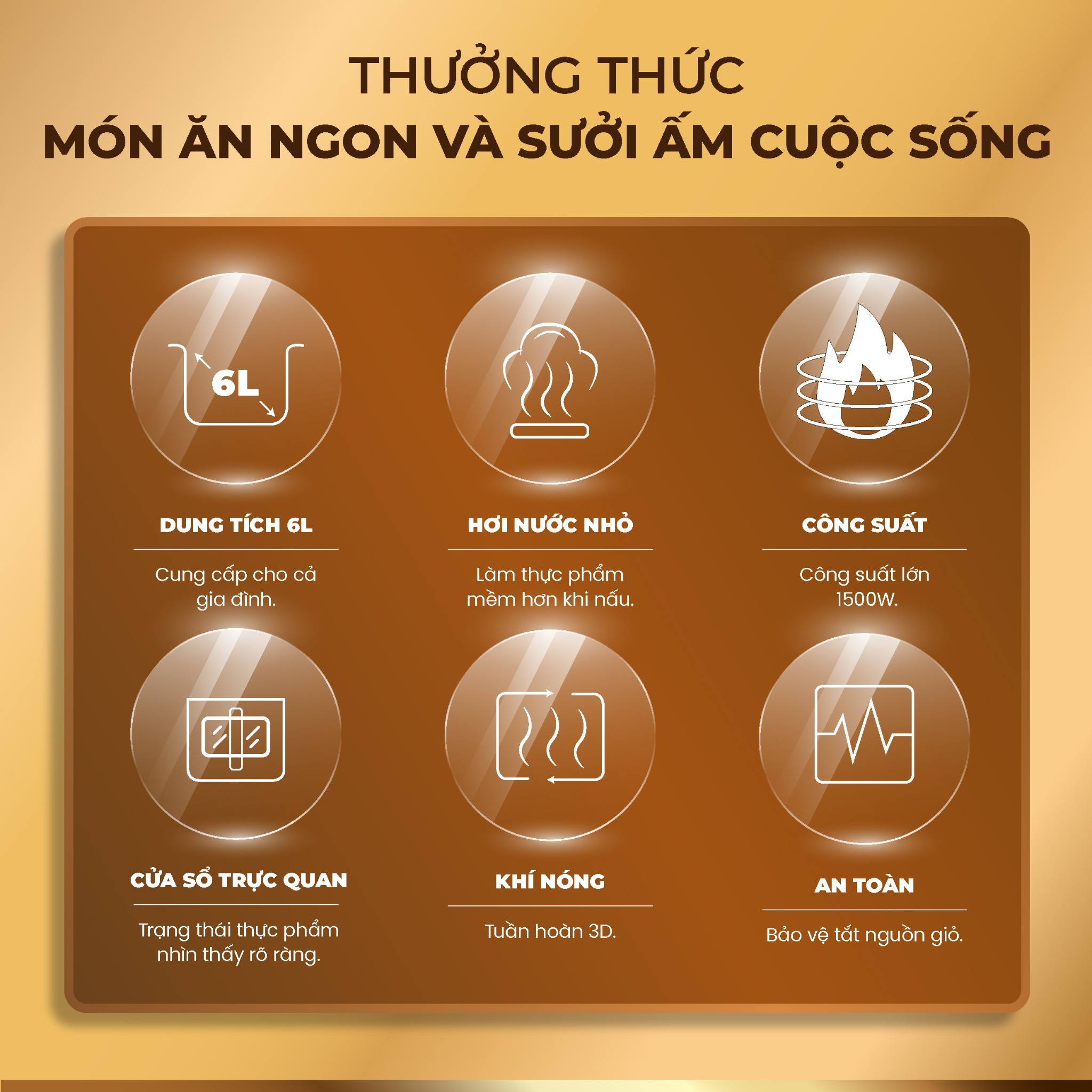Nồi chiên không dầu Masuto MSChef 6L 1500W