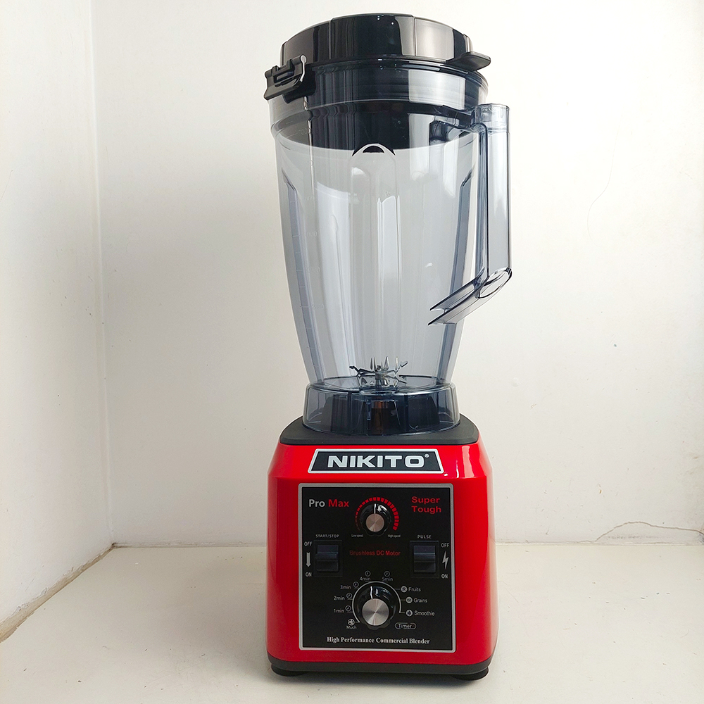 [HẸN GIỜ] Máy Xay Sinh Tố Công Nghiệp Không Chổi Than NIKITO-PRO Max 5500W.Siêu Bền,Xay Sữa Hạt,Nước Sốt Chấm,Xay Cháo