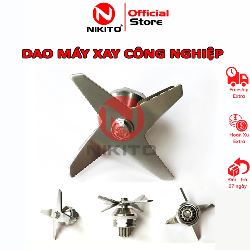 DAO XAY INOX máy xay sinh tố công nghiệp NIKITO 3L
