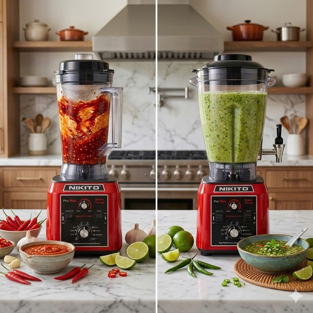[HẸN GIỜ] Máy Xay Sinh Tố Công Nghiệp Không Chổi Than NIKITO-PRO Max 5500W.Siêu Bền,Xay Sữa Hạt,Nước Sốt Chấm,Xay Cháo