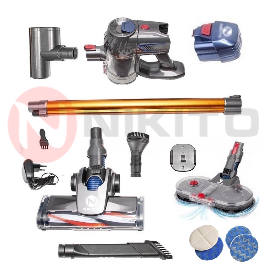 Máy Hút Bụi Cầm Tay Không Dây NIKITO Lau Siêu Sạch Pin Bền Nhập Khẩu