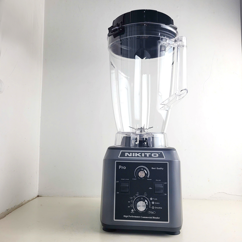 [HẸN GIỜ] Máy Xay Sinh Tố Công Nghiệp NIKITO-PRO 5500W BH 24T Xay Cháo,Nước Sốt Chấm,Sữa Hạt, Sinh Tố Ngũ Cốc Đồ Khô xay