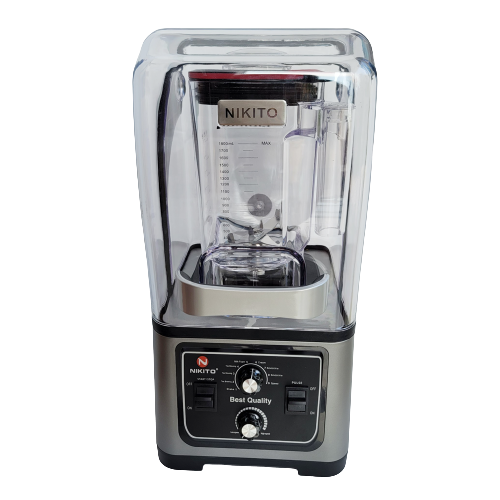 Máy Xay Sinh Tố Công Nghiệp NIKITO 5500W Hộp Chống ồn Cao Cấp Bản Pro Hẹn giờ, BH 3 Năm. Xay Đá,Rau Má,Sinh Tố Đá Xay