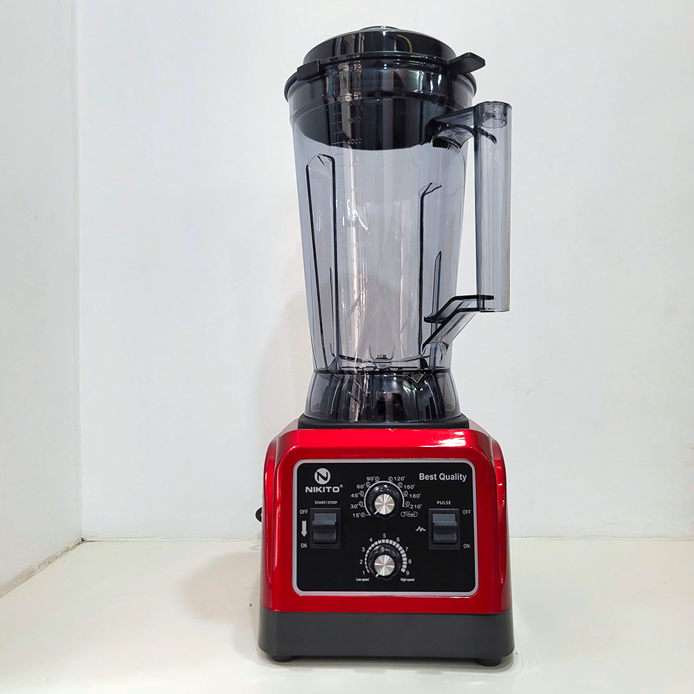 [HẸN GIỜ] Máy Xay Sinh Tố Công Nghiệp NIKITO 5000W BH 24 Tháng Xay Thịt Cá Rau Củ Quả,Sữa Hạt Sinh Tố Ngũ Cốc Đồ Khô xay