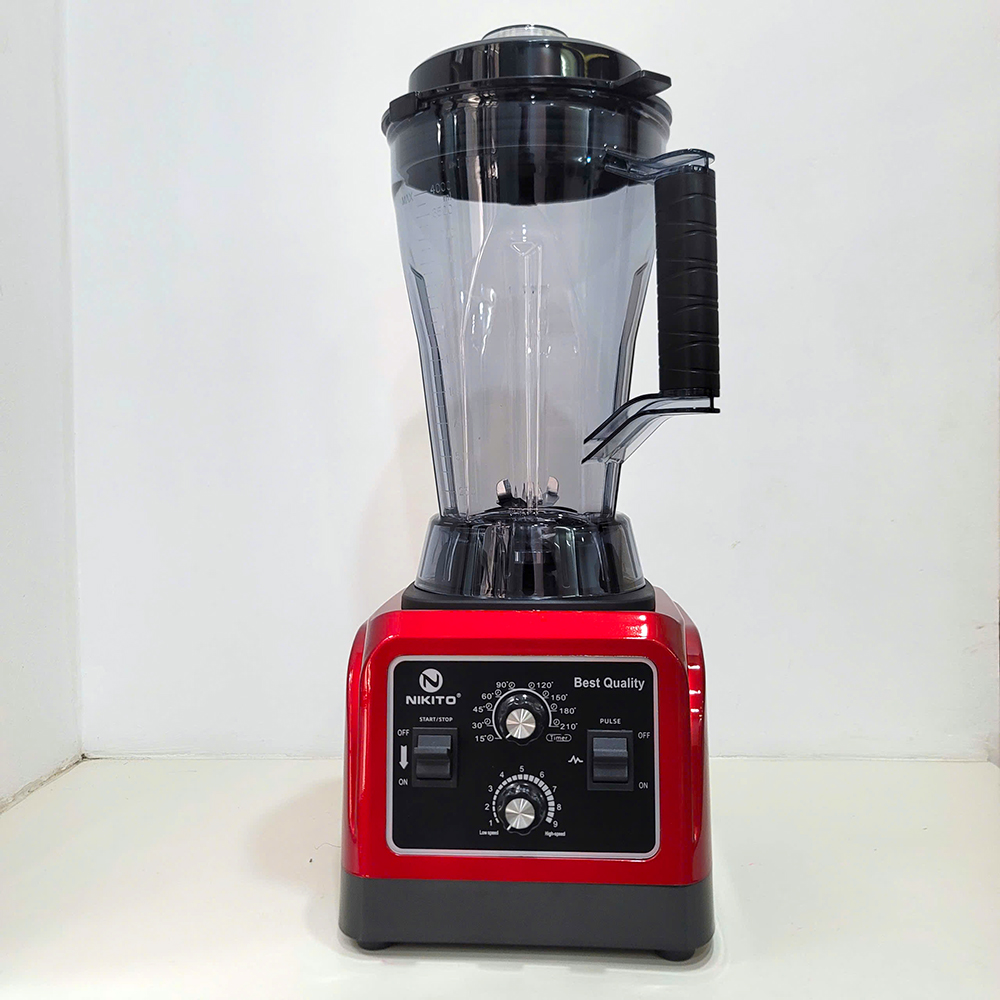 [HẸN GIỜ] Máy Xay Sinh Tố Công Nghiệp NIKITO 5000W BH 24 Tháng Xay Thịt Cá Rau Củ Quả,Sữa Hạt Sinh Tố Ngũ Cốc Đồ Khô xay