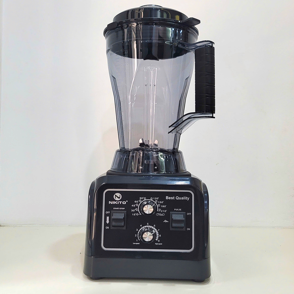 [HẸN GIỜ] Máy Xay Sinh Tố Công Nghiệp NIKITO 5000W BH 24 Tháng Xay Thịt Cá Rau Củ Quả,Sữa Hạt Sinh Tố Ngũ Cốc Đồ Khô xay