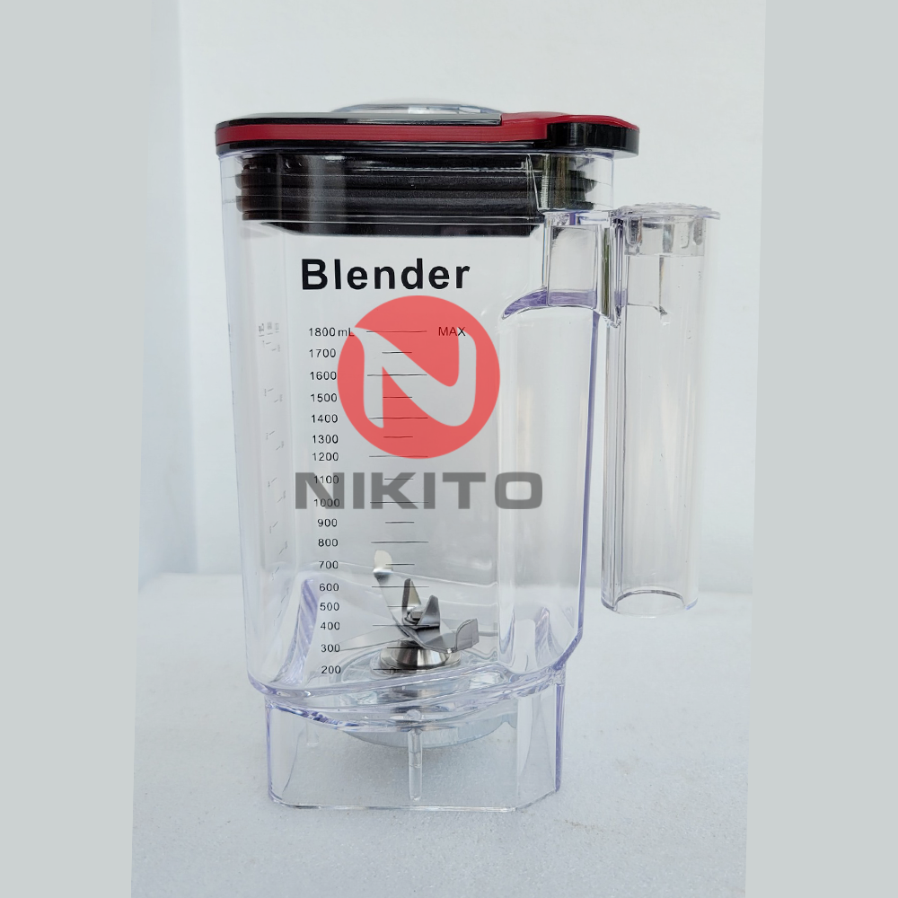 Cối máy xay sinh tố công nghiệp NIKITO 1.8L nhựa ABS siêu bền bảo hành 12 tháng