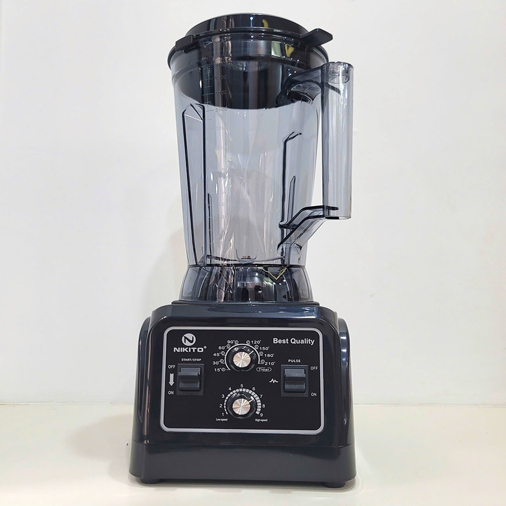 [HẸN GIỜ] Máy Xay Sinh Tố Công Nghiệp NIKITO 5000W BH 24 Tháng Xay Thịt Cá Rau Củ Quả,Sữa Hạt Sinh Tố Ngũ Cốc Đồ Khô xay