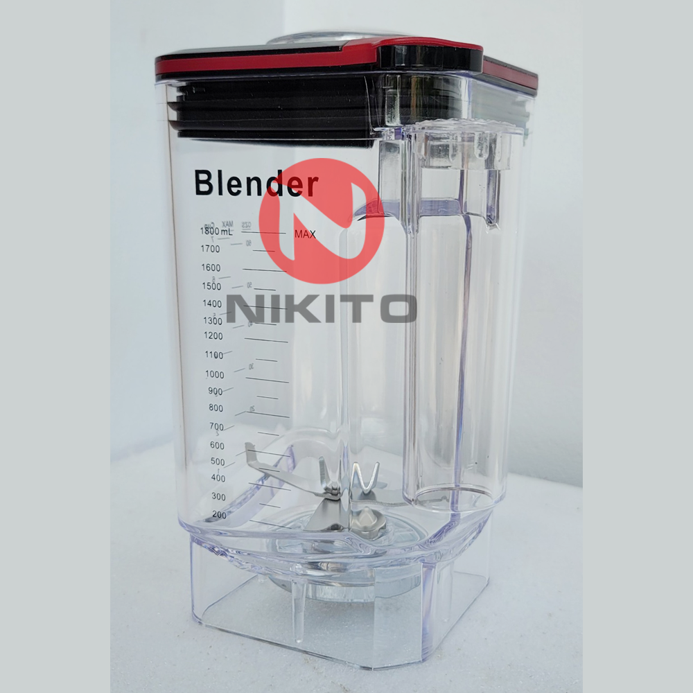Cối máy xay sinh tố công nghiệp NIKITO 1.8L nhựa ABS siêu bền bảo hành 12 tháng