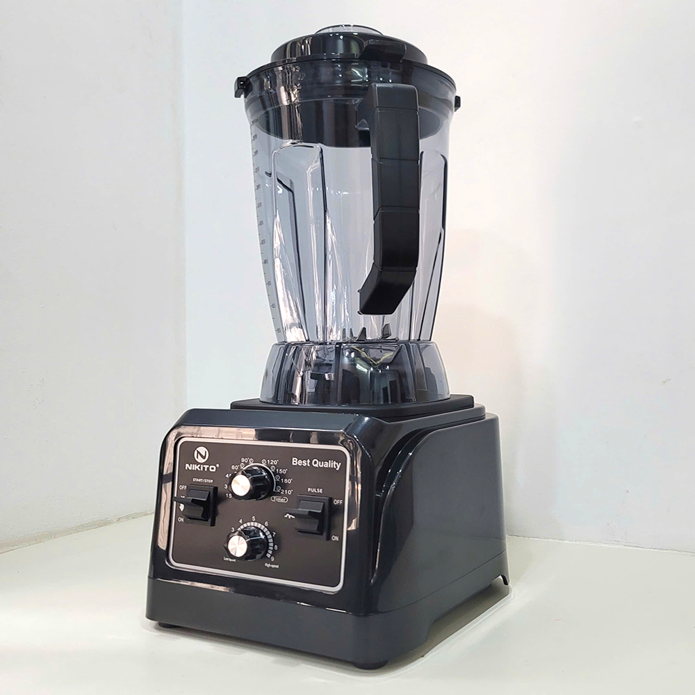 [HẸN GIỜ] Máy Xay Sinh Tố Công Nghiệp NIKITO 5000W BH 24 Tháng Xay Thịt Cá Rau Củ Quả,Sữa Hạt Sinh Tố Ngũ Cốc Đồ Khô xay