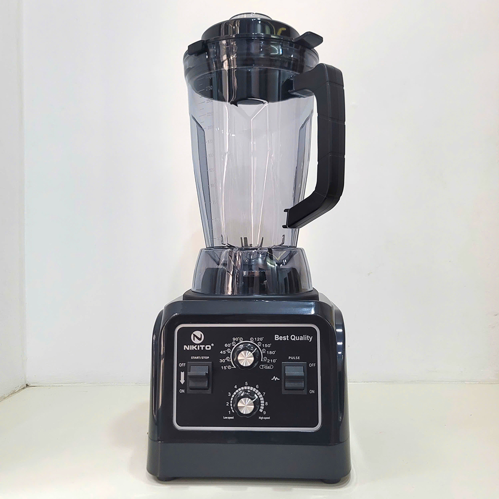 [HẸN GIỜ] Máy Xay Sinh Tố Công Nghiệp NIKITO 5000W BH 24 Tháng Xay Thịt Cá Rau Củ Quả,Sữa Hạt Sinh Tố Ngũ Cốc Đồ Khô xay