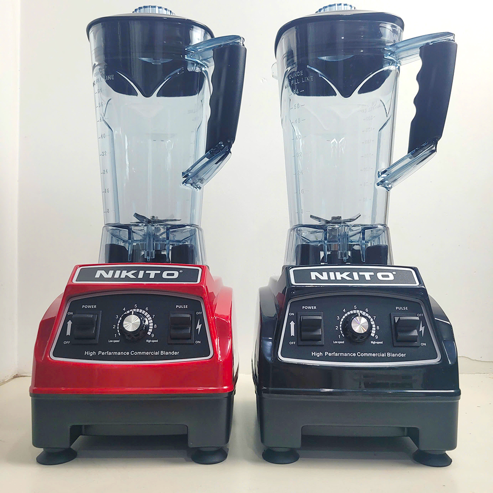 Máy Xay Sinh Tố Công Nghiệp NIKITO 4500W Cối 2.5L Xay Rau Má,Sữa Hạt,Tôm,Cua Cá, Nước Sốt,Sinh Tố Đá Xay, Bảo Hành 2 Năm
