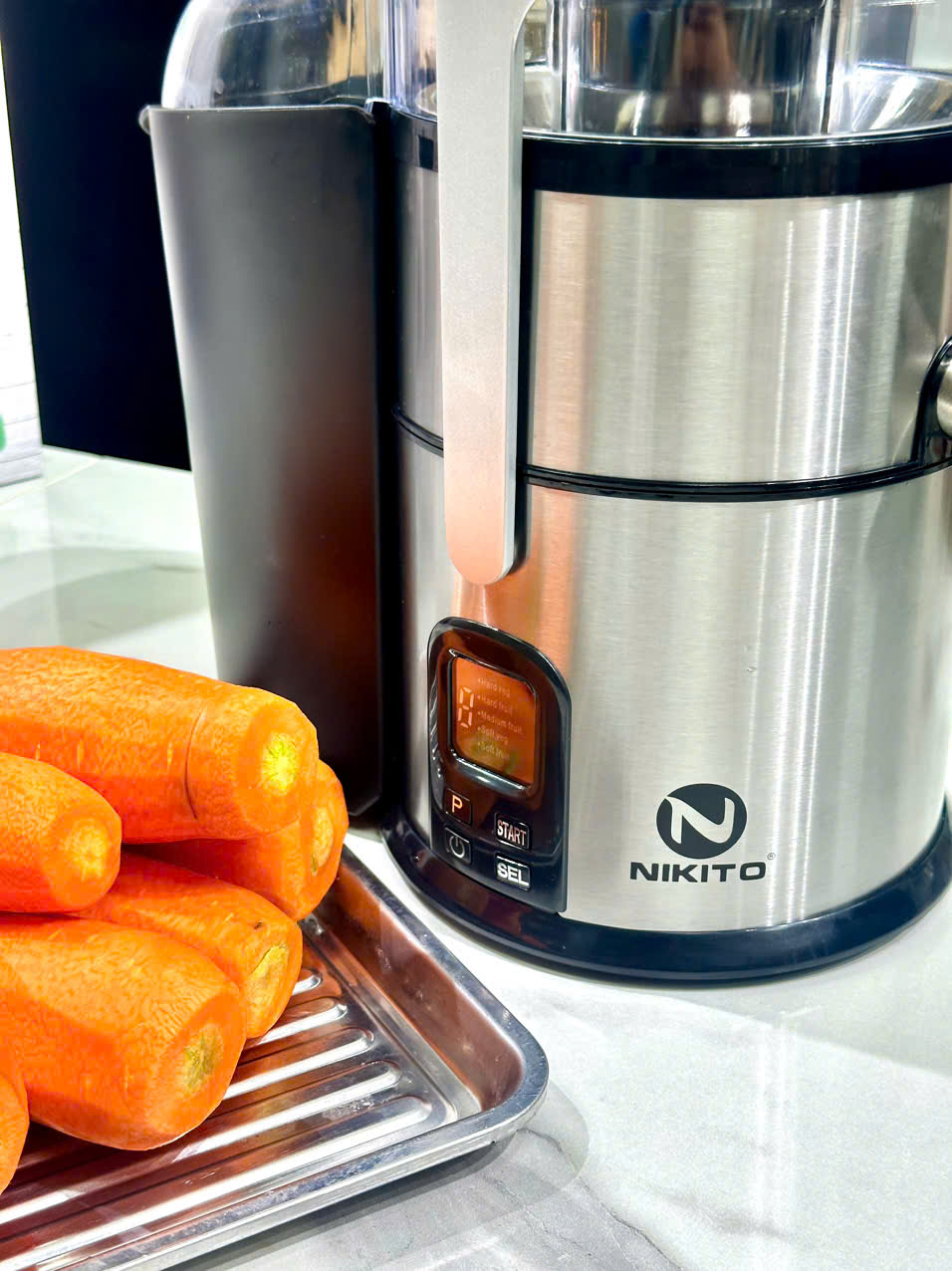 Máy ép nhanh trái cây NIKITO công suất cao 1500W, dung tích 1000ml, bảo hành 24 tháng ép hoa quả, rau củ, siêu khỏe