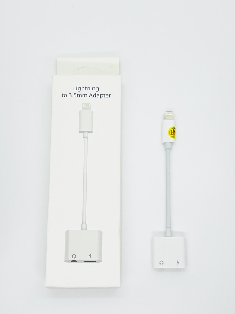 Jack Chuyển Tai Nghe 2 in 1 Cổng Lightning ( Hàng Outside N.Máy )