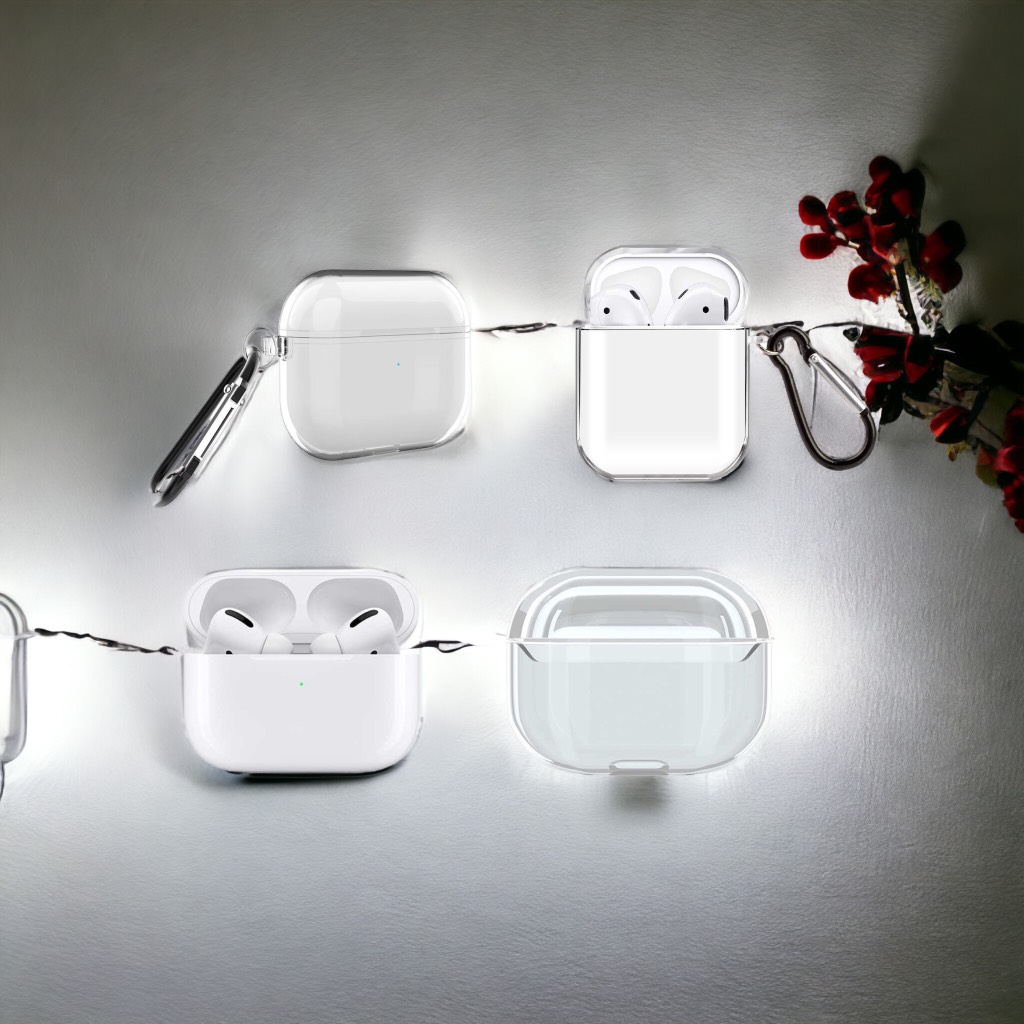 Ốp Airpods Trong Suốt ( Ốp dày - lâu ố vàng )