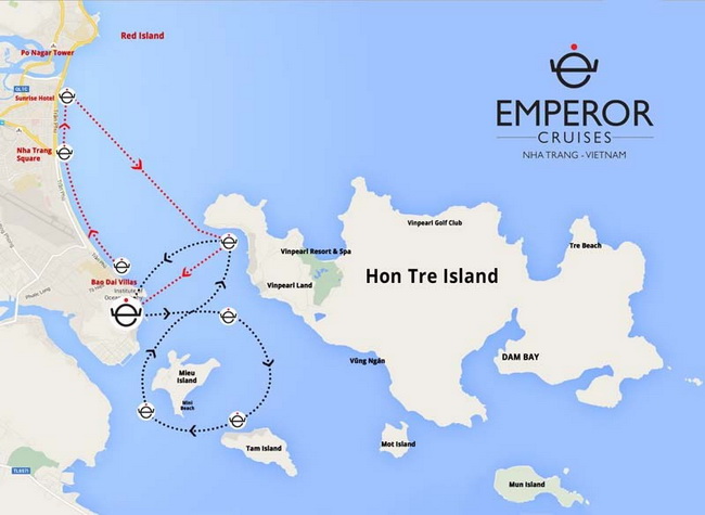 Sunset Cocktail and Dinner by Emperor Cruises in Nha Trang