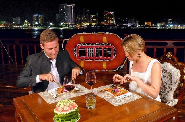 Sunset Cocktail and Dinner by Emperor Cruises in Nha Trang
