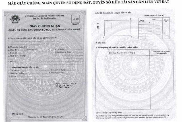 Chính thức thay đổi mẫu sổ đỏ, sổ hồng mới và điều chỉnh tên gọi từ ngày 1/8