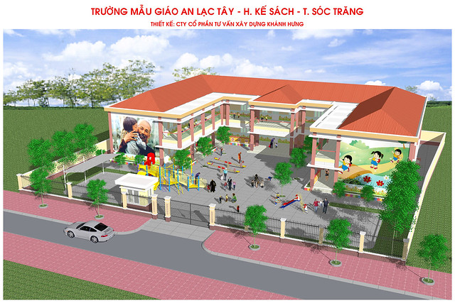 Trường mẫu giáo An Lạc Tây H. Kế Sách - T. Sóc Trăng