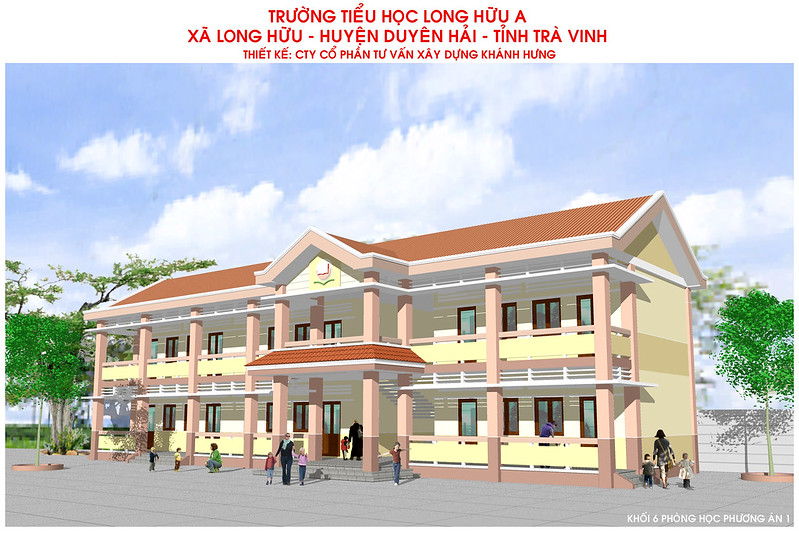 Trường tiểu học Long Hữu A - X. Long Hữu - H. Duyên Hải - T. Trà Vinh