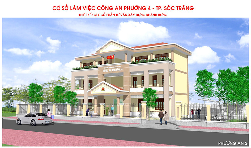 Cơ sở làm việc Công an Phường 4 - TP. Sóc Trăng