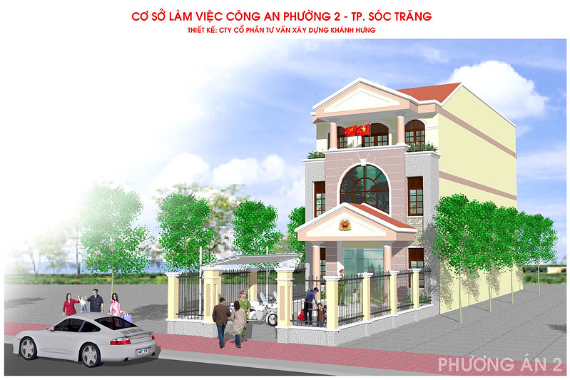 Cơ sở làm việc Công an Phường 2 - TP. Sóc Trăng