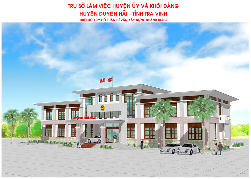 Trụ sở làm việc Huyện Ủy và Khối Đảng - H. Duyên Hải - T. Trà Vinh