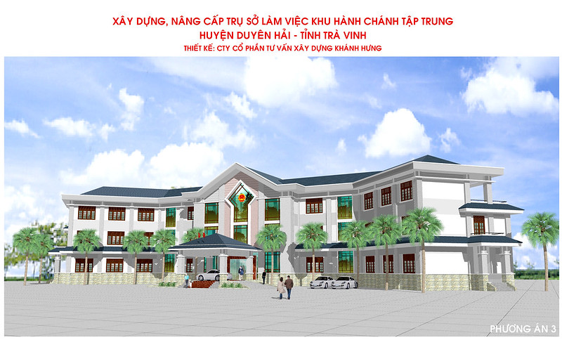 Trụ sở Khu hành chánh tập trung Huyện Duyên Hải - Tỉnh Trà Vinh