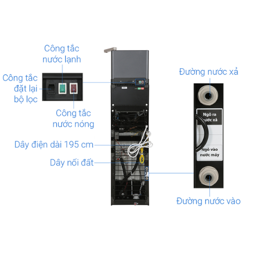 Máy Lọc Nước Nóng Lạnh RO Toshiba TWP-W2399SVN(M)2