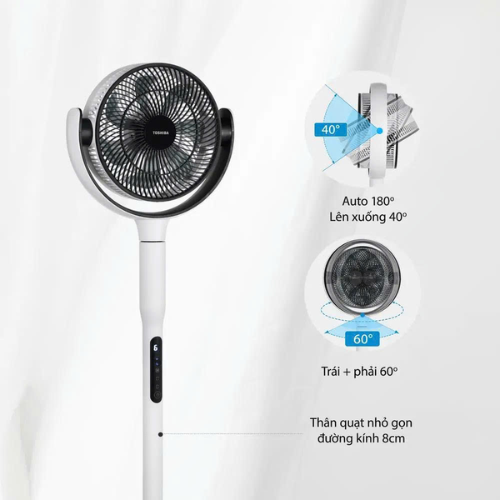 Quạt tuần hoàn Toshiba F-DSC50XVN(W)2
