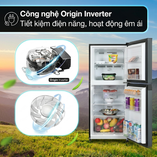 Tủ lạnh Toshiba inverter GR-RT252WE-PMV(52)5