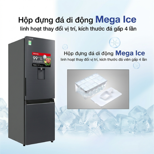 Tủ lạnh Toshiba Inverter 322 lít GR-RB405WE-PMV(06)-MG1