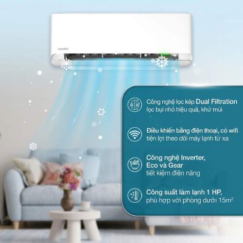 Máy lạnh Comfee Inverter 1HP CFS-10VCB1F-V/CFS-10VCB1C-V1