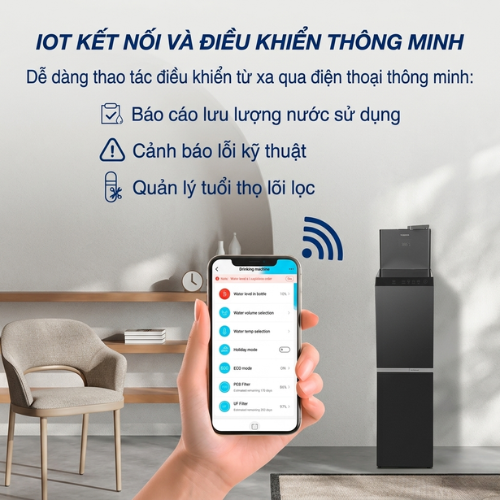 Máy lọc nước nóng lạnh RO (làm đá) Toshiba TWP-IW2469SVN2